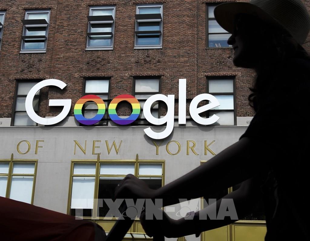Biểu tượng của Google. (Ảnh: AFP/TTXVN) Biểu tượng của Google. (Ảnh: AFP/TTXVN)